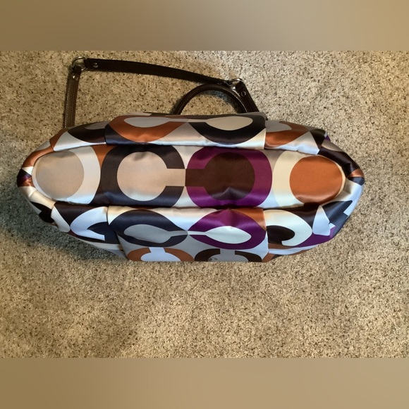 Coach Op Art Lindsey Lg bag & Scarf NWT #18599 Both Never Used! Perfect! - Picture 12 of 15